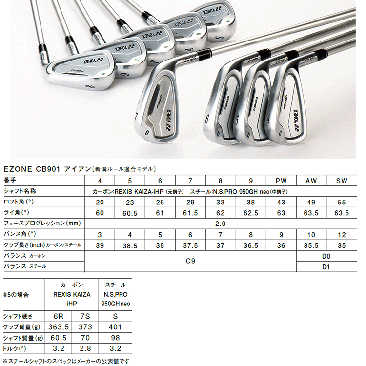ヨネックス　アイアンヘッド YONEX 【期間限定】 ヨネックス イーゾーン EZONE CB 901