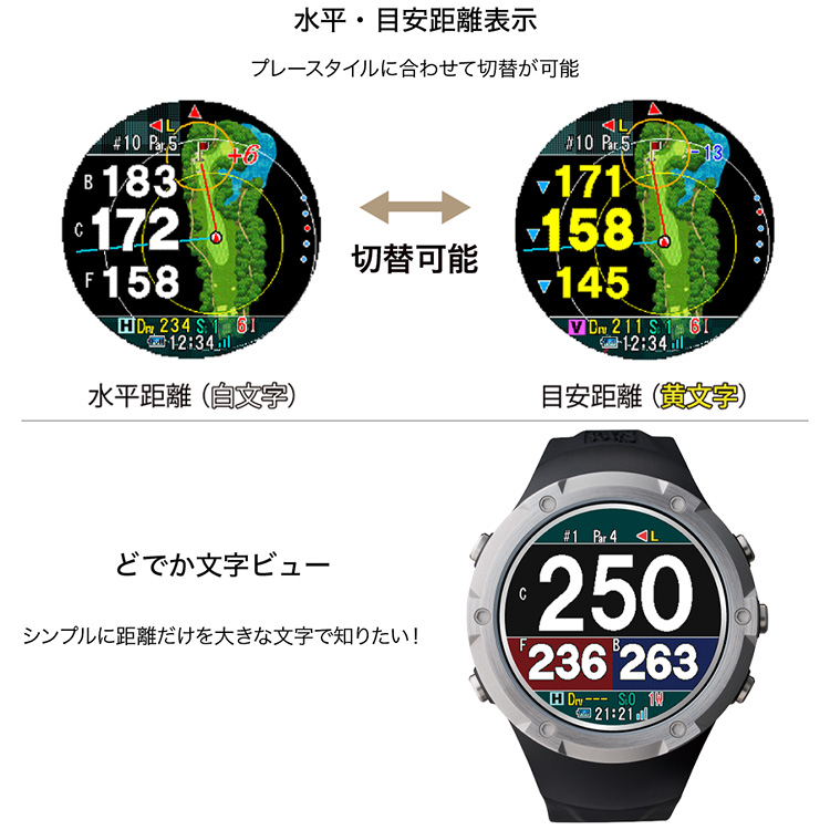 Shot Navi W1 Evolve ゴルフGPSウォッチ　エボルブ 楽天市場】ショットナビ ゴルフ W1 Evolve ショットナビ