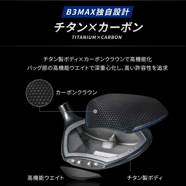 期間限定) ブリヂストン ゴルフ B3MAX フェアウェイウッド VANQUISH
