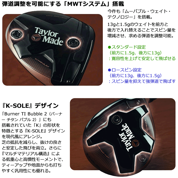 TaylorMade 【期間限定】 数量限定品 テーラーメイド バーナー