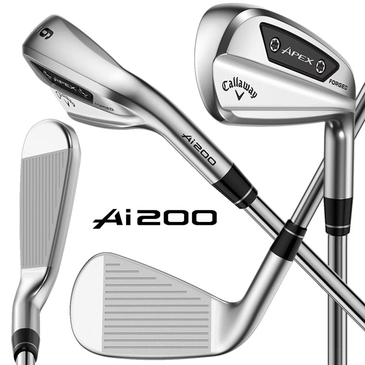 【レフティ】キャロウェイ APEX Ai200 アイアン 6本セット Callaway 【期間限定】 キャロウェイ APEX Ai 200 アイアン 6本