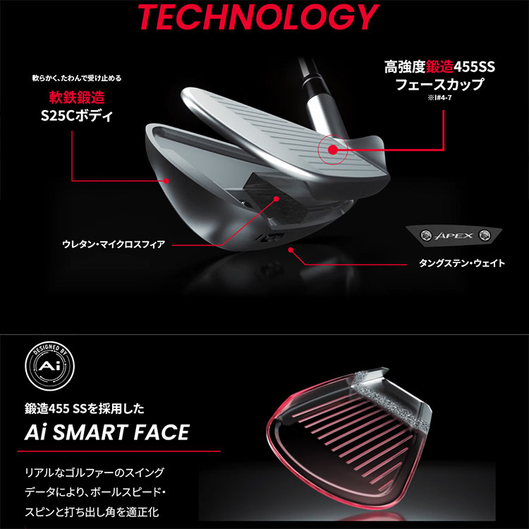 キャロウェイAPEX Ai300 6本セット キャロウェイ APEX Ai300 アイアンセット 6本組(5-P)の通販 テレ