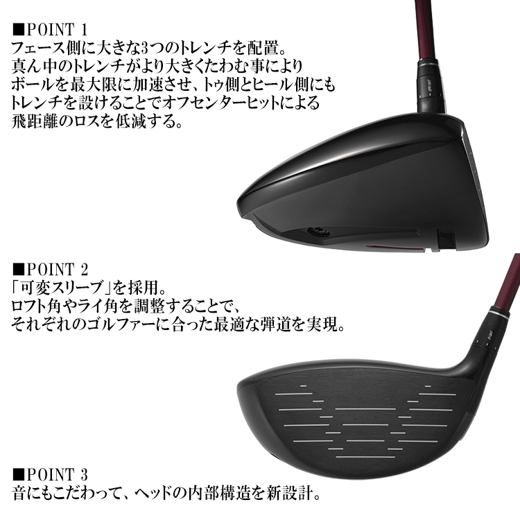 アキラプロダクツ（AKIRA） ゴルフ ADR プラチナム ドライバー ADR
