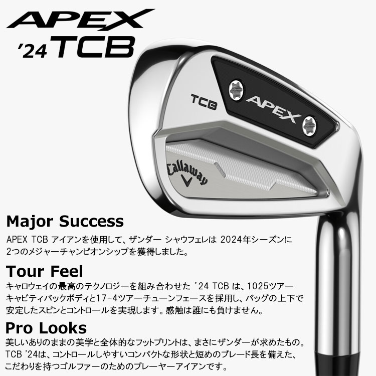 数量限定品 キャロウェイ APEX TCB 24 アイアン 7本セット DynamicGold_Tour Issue シャフト USA 2024モデル  : 301980250185-01 : ジーゾーン ゴルフ Yahoo!店 - 通販 - Yahoo!ショッピング