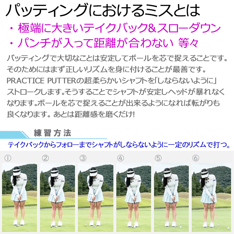 期間限定)(送料無料) 実打可能パター練習器 リンクス プラクティス