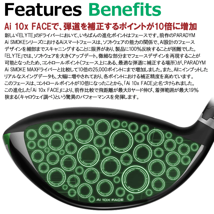 Callaway Elyte X エリートX ドライバー 9.0度 Elyte X Driver