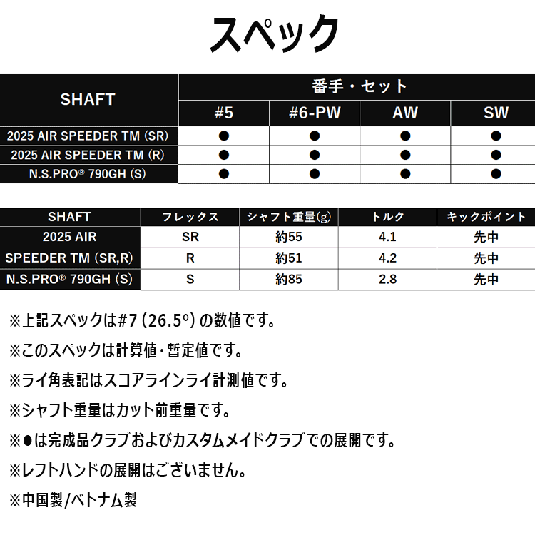 TaylorMade（テーラーメイド） (期間限定) Qi MAX LITE アイアン 単品 