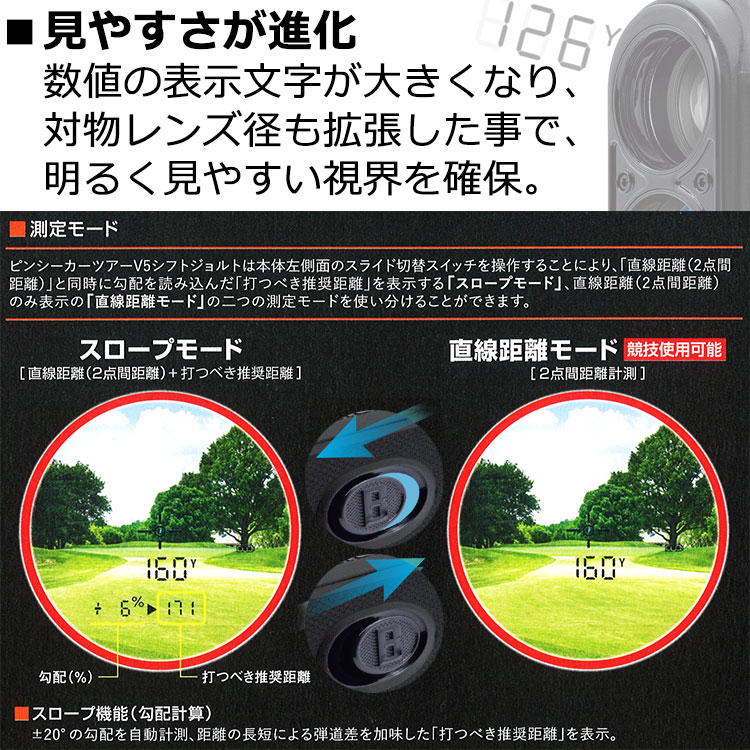 期間限定) ピンシーカー ツアーV6 シフト ジョルト ブラック ブッシュ