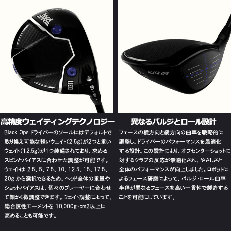 Callaway（キャロウェイ） (期間限定) PXG 0311 BLACK OPS TOUR-1