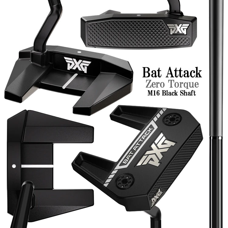 PXG BAT ATTACK パター ブラック ゼロトルクパター PXG ゼロトルクパター 第2弾 「Bat Attack」 | PXG Japan合同会社の