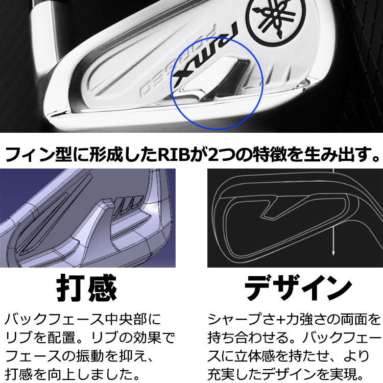 期間限定) ヤマハ 21 RMX FORGED リミックス フォージド アイアン 6本