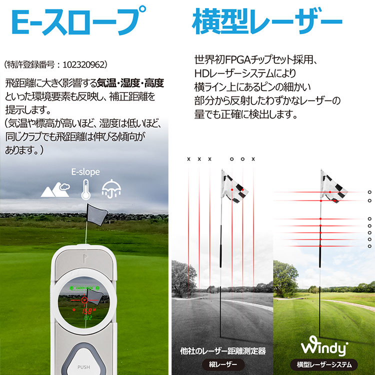 期間限定) ゴルフゾン キャディトーク ウィンディ CaddyTalk Windy