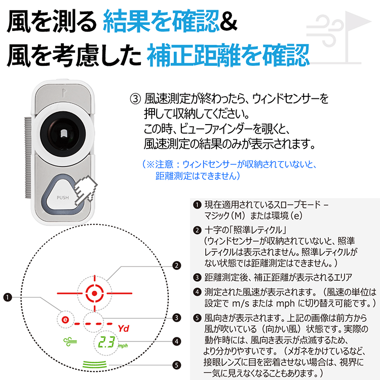 期間限定) ゴルフゾン キャディトーク ウィンディ CaddyTalk Windy