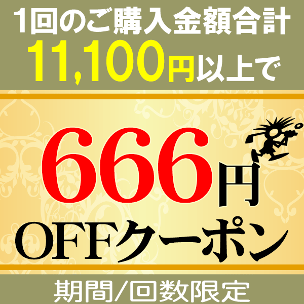 【期間限定】 合計11,100円以上ご購入で 666円OFFクーポン GZONE