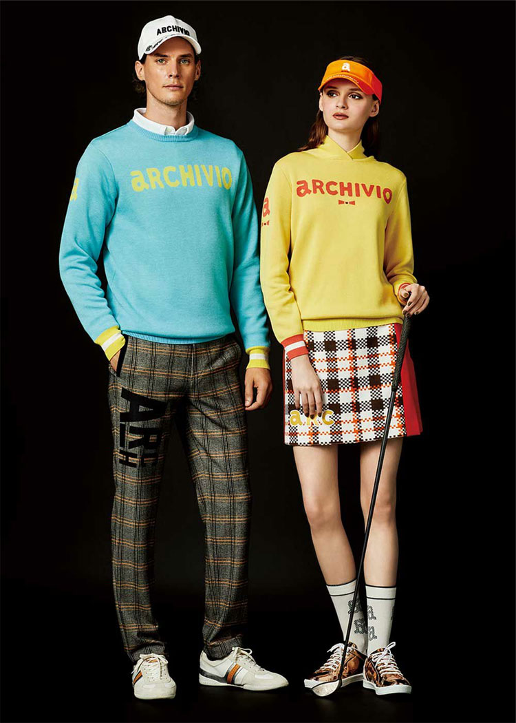 archivio（アルチビオ） ゴルフウェア ロングパンツ ストレッチ メンズ