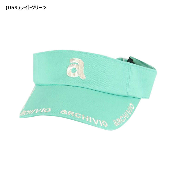 archivio アルチビオ 春夏 ゴルフ バイザー レディース A350206