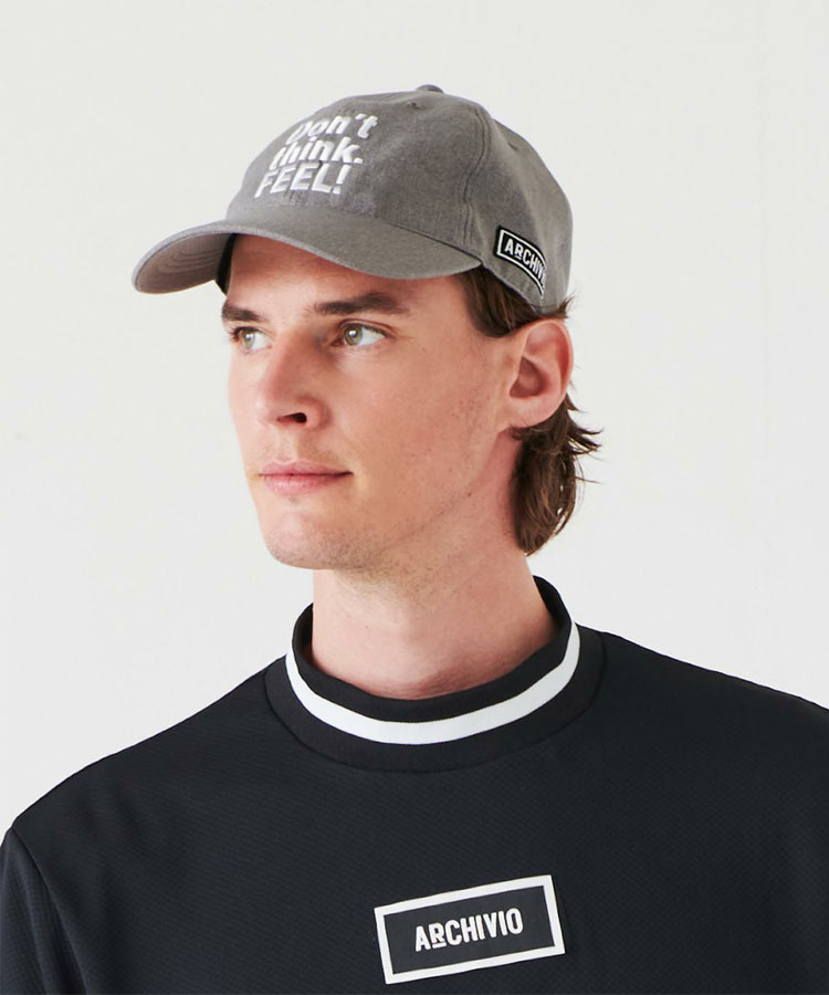 archivio（アルチビオ） 秋冬 ゴルフ 刺繍キャップ 帽子 メンズ