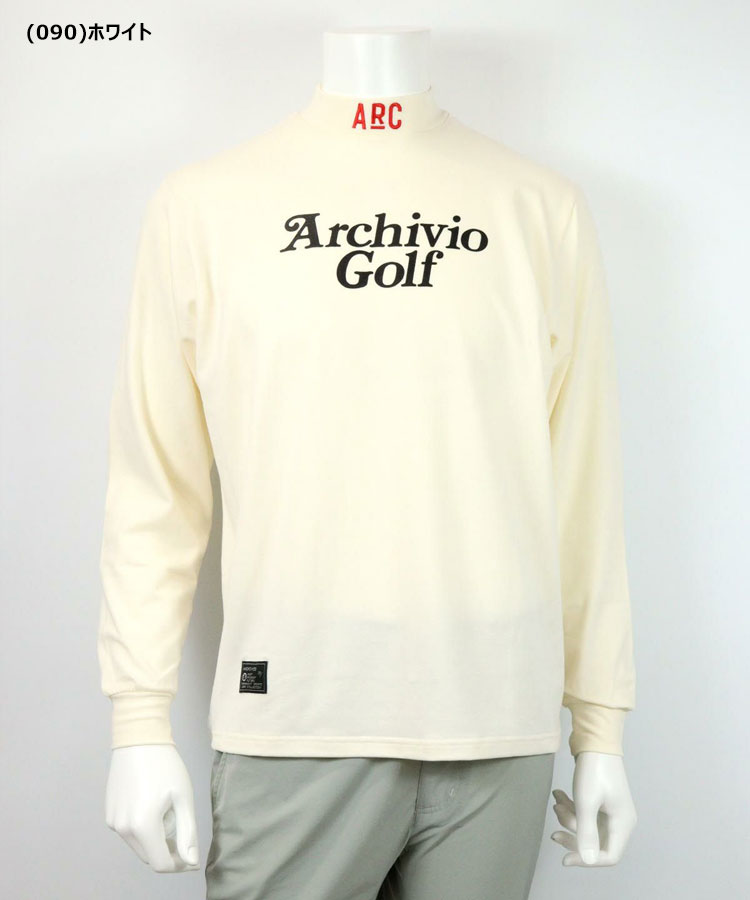 archivio アルチビオ 秋冬 ゴルフ 吸湿発熱ロゴプルオーバー