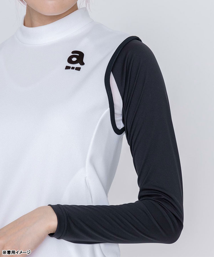 アルチビオ(archivio)ゴルフウェア 吸水速乾 UVケア 長袖 メッシュインナー A459212-090(Lady’s) archivio（アルチビオ） 春夏 ゴルフ UV速乾メッシュインナー