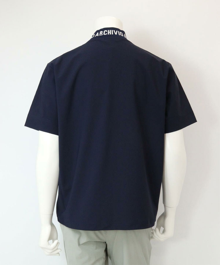 archivio（アルチビオ） 春夏 ゴルフ ロゴネック半袖プルオーバー 半袖