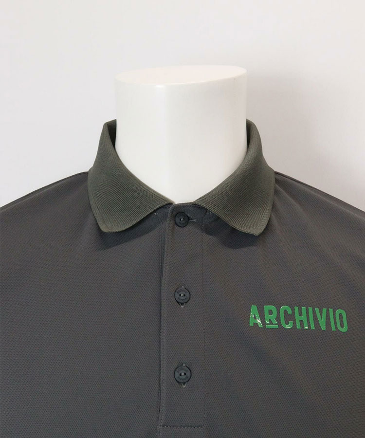 アルチビオ 春夏 ゴルフ ダブルカノコポロシャツ 半袖 メンズ A469401 archivio（アルチビオ） 春夏 ゴルフ ダブルカノコポロシャツ 半袖