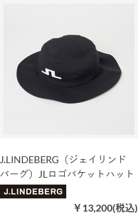 J.LINDEBERG ジェイリンドバーグ ロゴバケットハット メンズ
