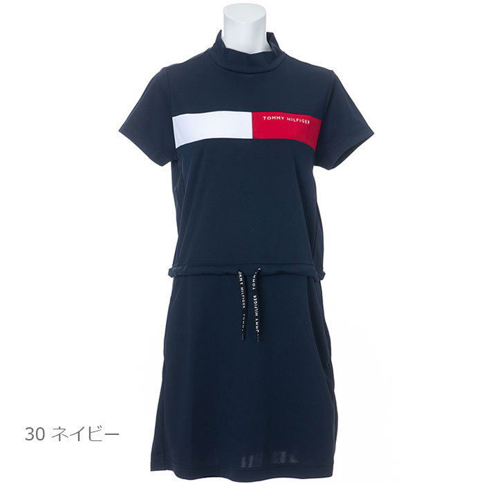 期間限定特価 クーポン対象商品 トミーヒルフィガー ゴルフ フラッグチェスト ワンピース レディース Thla139 21春夏 現金特価 Homeofmalones Com