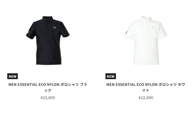 WAAC ワック ESSENTIAL ECO NYLON ポロシャツ メンズ 2026春夏 ゴルフ