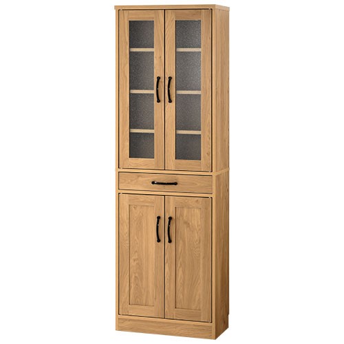 キッチン　収納　ラック　棚　キッチンボード　ハイタイプ　キッチンラック　食器棚　木製　おしゃれ　北欧