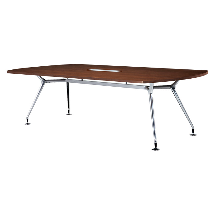会議用テーブル E-CAD-2410BW 幅2400x奥行1000x高さ720mm 配線ボックス