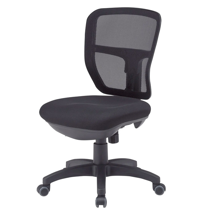 オフィスチェア 事務椅子 ARS-5M W575xD600xH880?965mm 布張り 肘なし 事務所 事務室 会社 企業_2