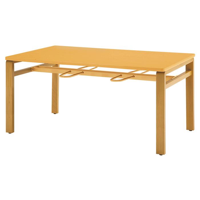 公式 グッズ 社員食堂用テーブル 4人用 床掃除簡単 丸椅子収納可能 E-MU-1590 幅1500x奥行900x高さ700mm 【HOV8193509428】 (29950円)