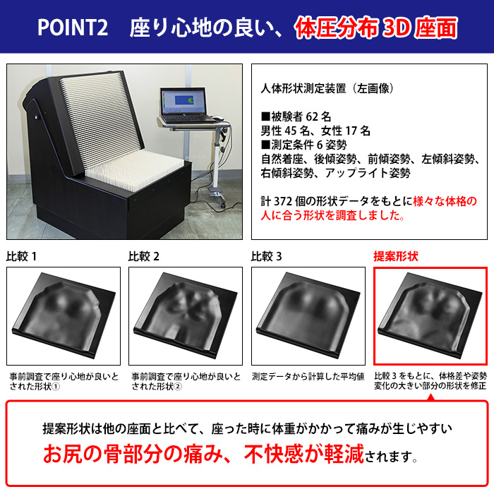 事務椅子 FST-77A 幅58x奥行62x高さ83〜92cm 座面高42.5〜51.5