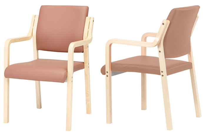 藤沢工業 介護椅子 福祉施設 介護施設 FVW2-5A 幅500x奥行595x高さ790