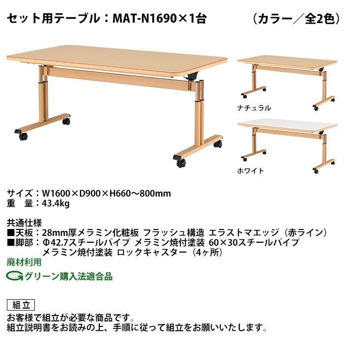 介護用テーブルセット 介護施設 テーブルセット...の詳細画像3