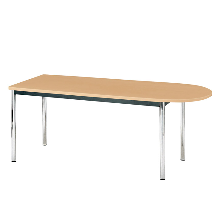 会議用テーブル TCWS 1875U 幅1800x奥行750x高さ700mm 半楕円型 ミーティングテーブル 会議室 テーブル 会議テーブル おしゃれ 長机 : tcws 1875u : オフィス家具 ガジェット