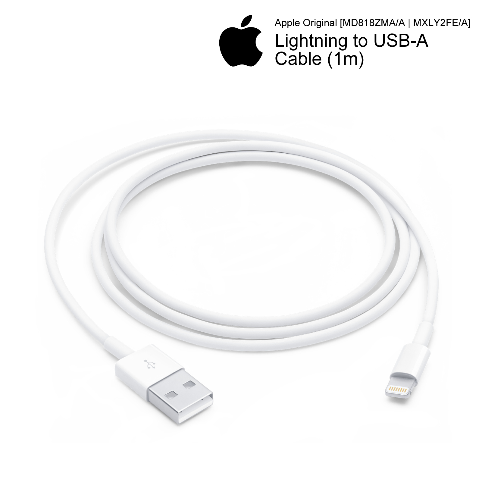 Apple 純正 ライトニングケーブル 1m Lightning USBケーブル iPhone iPad 充電 アップル アイフォン アイパッド  MD818ZM/A :MD818ZMA-K:ガジェットギークス !店 通販 
