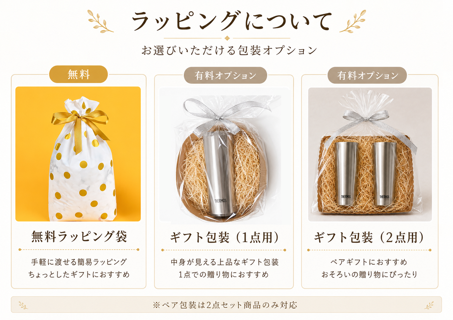 名入れ サーモス タンブラー|ありがとう メッ...の詳細画像2