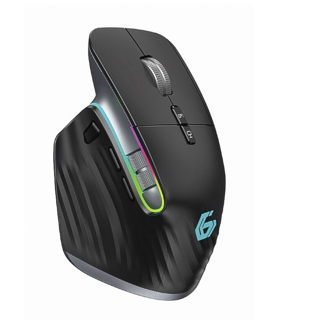 マウス Bluetooth ワイヤレスマウス 無線 ゲーミングマウス ワイヤレス 充電 エルゴノミクス 静音 4000DPI デュアルモード RGB｜gaias｜02