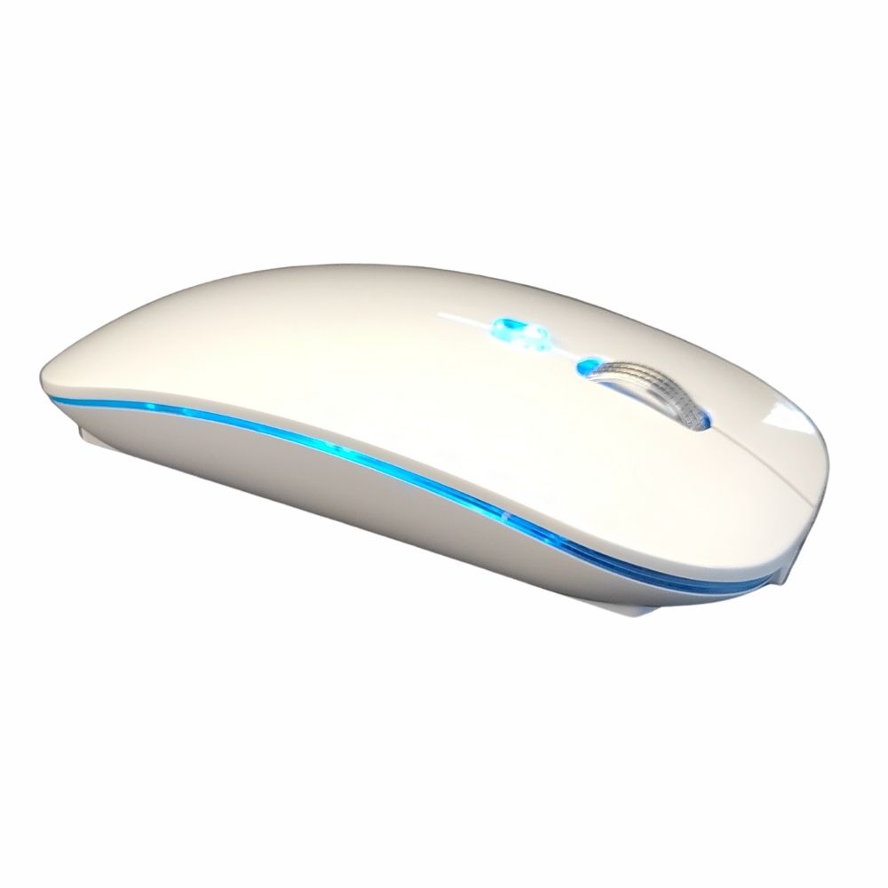 極薄 マウス 《ホワイト》 Bluetooth 無線 光学式ワイヤレスマウス _