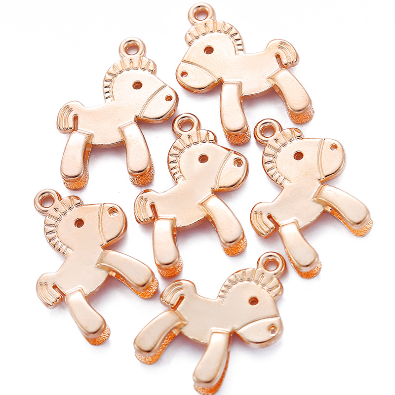金属チャーム 馬 アクセサリーパーツ ハンドメイド : gaikicraft