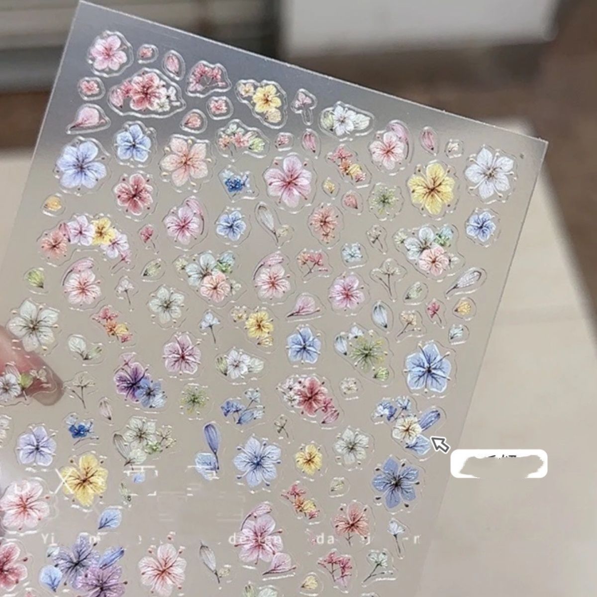 12枚 ネイルパーツ ネイルシール 花 フラワー : gaikicraft - 通販