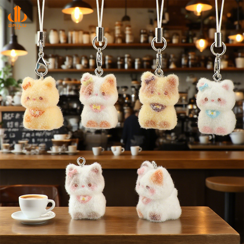 ハンドメイドねこチャーム　12個 ⑥ 12個 チャーム 樹脂チャーム ネコ 立体 ランダムミックス ハンドメイド