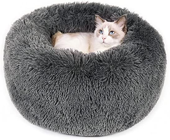ペットベッド 犬 猫 ペットクッション S 洗える 暖かい ペットマット ペット 冬 長毛 猫用 小型犬用 ベッド ふわふわ かわいい ふかふか 円形 エアコン対策