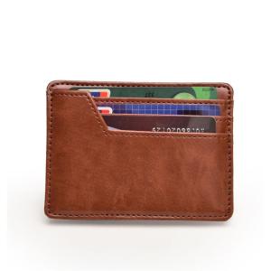 マネークリップ メンズ 財布 二つ折り財布 カードケース 軽量 スキミング防止 無地 コンパクト ウ...