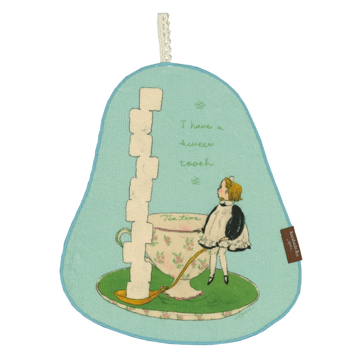 くらはしれい プリント ループ タオル ループ付き ハンドタオル 吸水 ハンカチ グッズ 雑貨 イラスト かわいい 女の子 ニシオ |  | 02