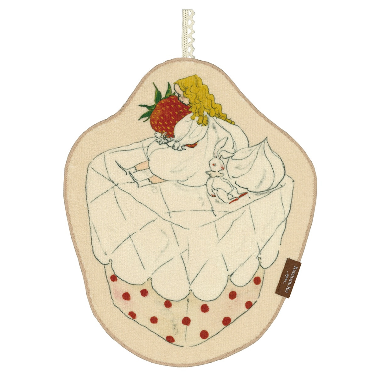 くらはしれい プリント ループ タオル ループ付き ハンドタオル 吸水 ハンカチ グッズ 雑貨 イラスト かわいい 女の子 ニシオ |  | 03