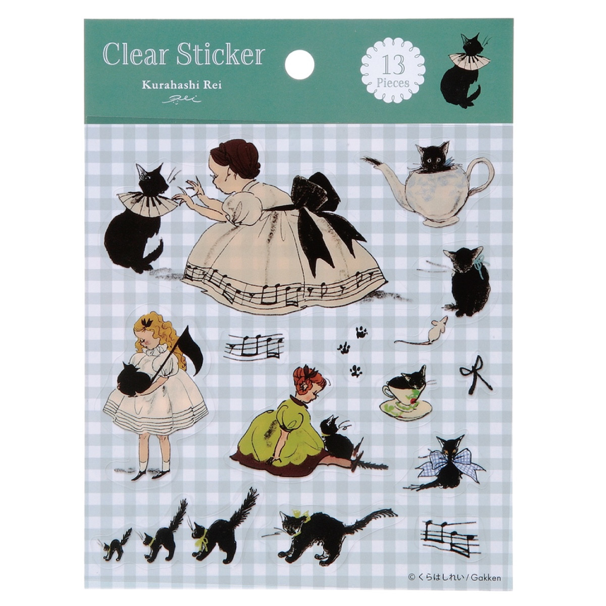 新商品 学研 公式 くらはしれい 透明 シール グッズ シール 交換 クリア 防水 手帳 ノート デコレーション UV 加工 文具 文房具 雑貨 |  | 03