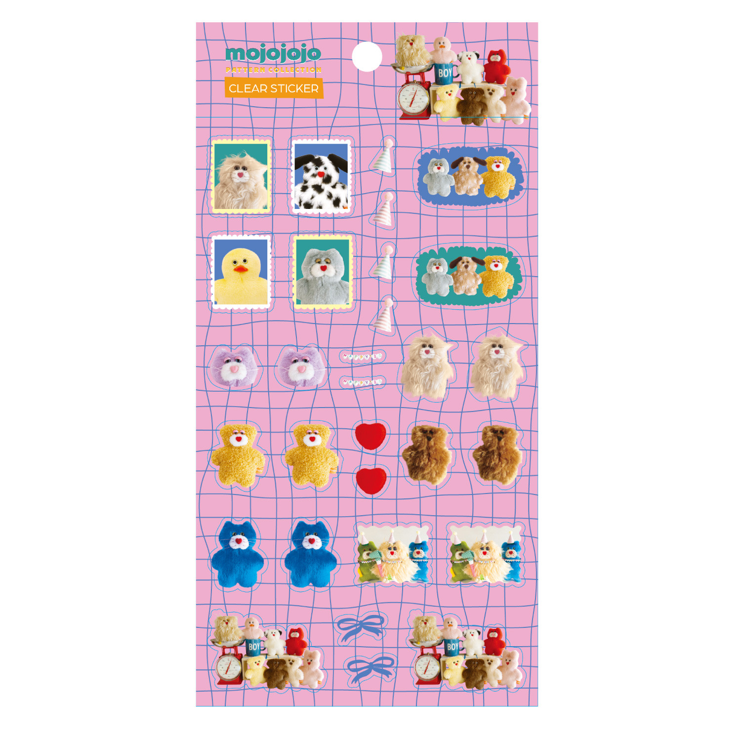 新商品 mojojojo クリア シール Todd friends グッズ 透明 交換 シール