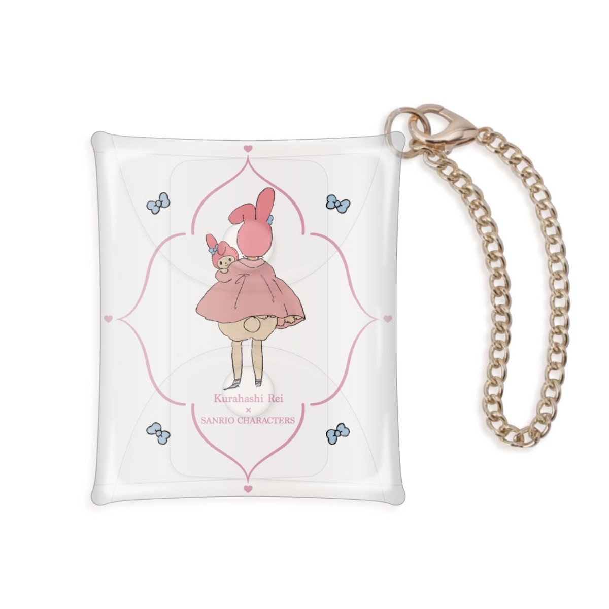 新商品 くらはしれい×サンリオキャラクターズ クリア マルチ ケース SS ハローキティ / マイメロディ / 格子 sanrio グッズ PVC ポーチ  雑貨 マリモクラフト |  | 02